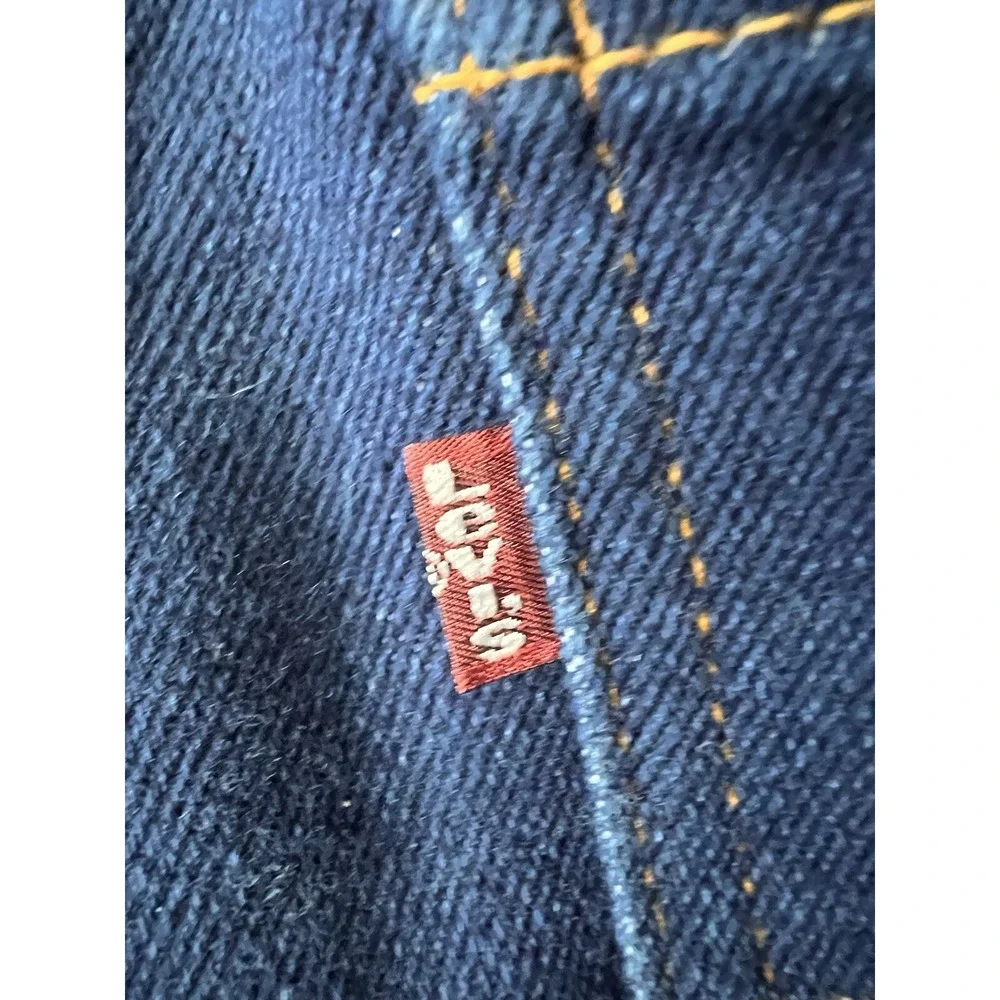 Vintage LEVIS 517 DARK BLUE Jeans 36x32 (FITS 34x32) Bootcut USA 90s Stretch